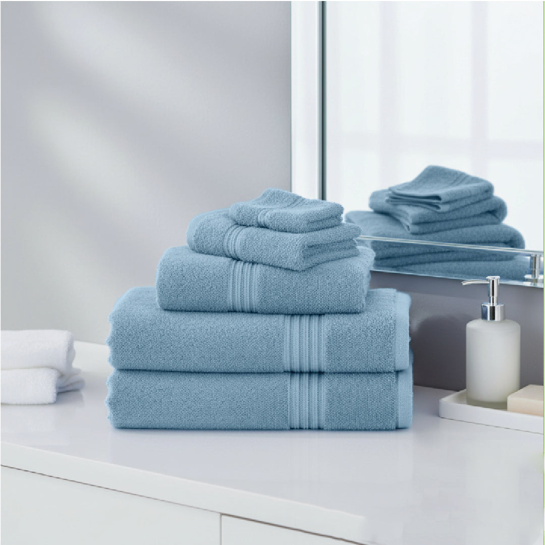 Premium Bath Towel Sets – 100% Egyptian Cotton, 550 GSM, 4 and 8-Piece Sets
