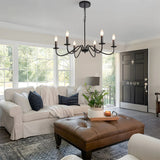 Lampsmodern-UK Simple Modern Iron Pendant Light, 34.6in Dia x 15in