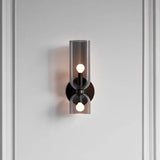Elenorra Bello Wall Lamp Double Glass Shades, 5.5in x 13.8in