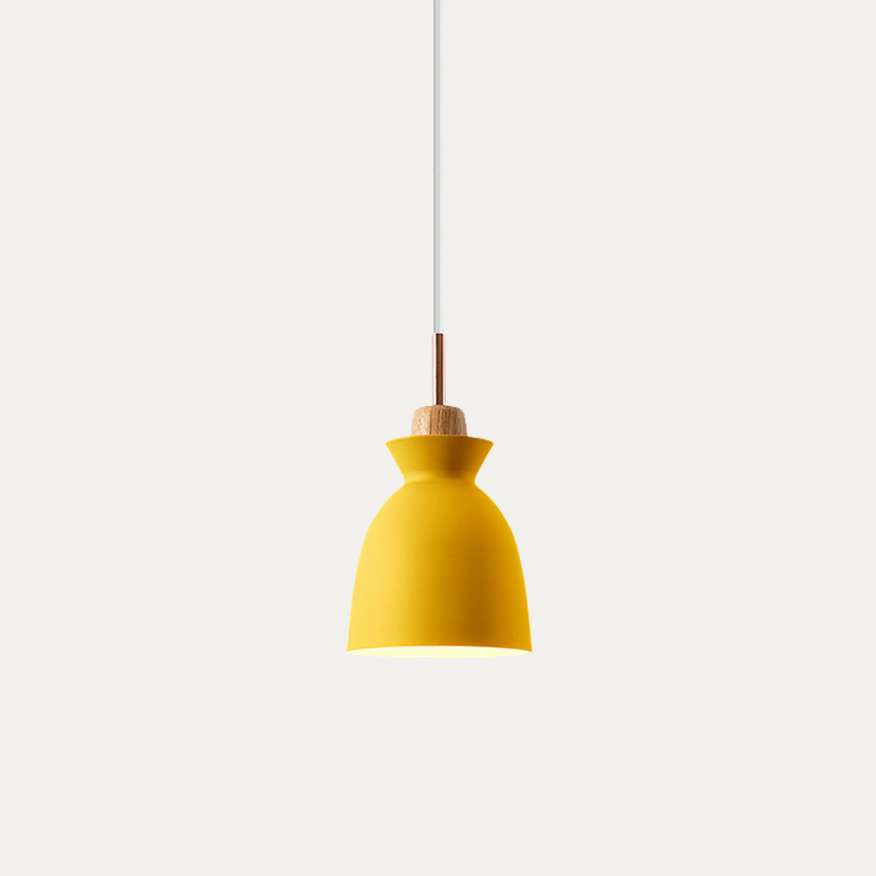 Valarie Scandinavian Wood Pendant Light Modern Fixture