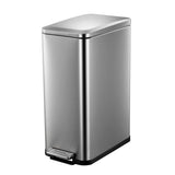 50L Kitchen Trash Can - Stainless Steel, Touchless, for Odor - Free Cleanliness - Stainless Steel Garbage Can - Hurbane Home