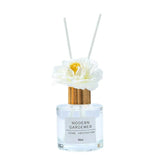 50ml Frosted Glass Rose Reed Diffuser - Aromatic Home Ambiance Solution - oil reed diffuser - Hurbane Home