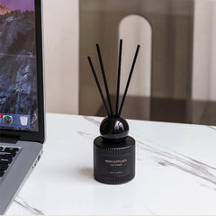 50ml Frosted Glass Rose Reed Diffuser - Elegant Home Fragrance Solution - oil reed diffuser - Hurbane Home