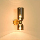 Elenorra Bello Wall Lamp Double Glass Shades, 5.5in x 13.8in