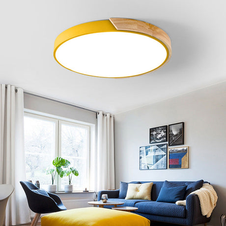 Lampsmodern-UK Colorful Simple LED Round Ceiling Light Flush Mount
