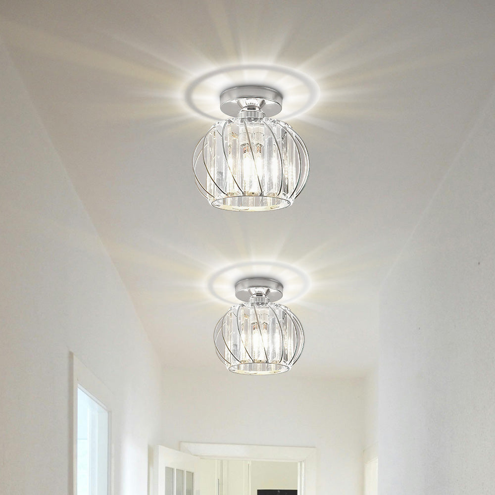 Lampsmodern-UK Nordic Luxury Glass Ceiling Light Flush Mount
