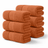 6 - Piece Bath Sheet - 100% Cotton, Ultra - Absorbent, 550 GSM Extra Large Towels - Bath Towels - Hurbane Home