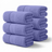 6 - Piece Bath Sheet - 100% Cotton, Ultra - Absorbent, 550 GSM Extra Large Towels - Bath Towels - Hurbane Home