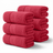 6 - Piece Bath Sheet - 100% Cotton, Ultra - Absorbent, 550 GSM Extra Large Towels - Bath Towels - Hurbane Home