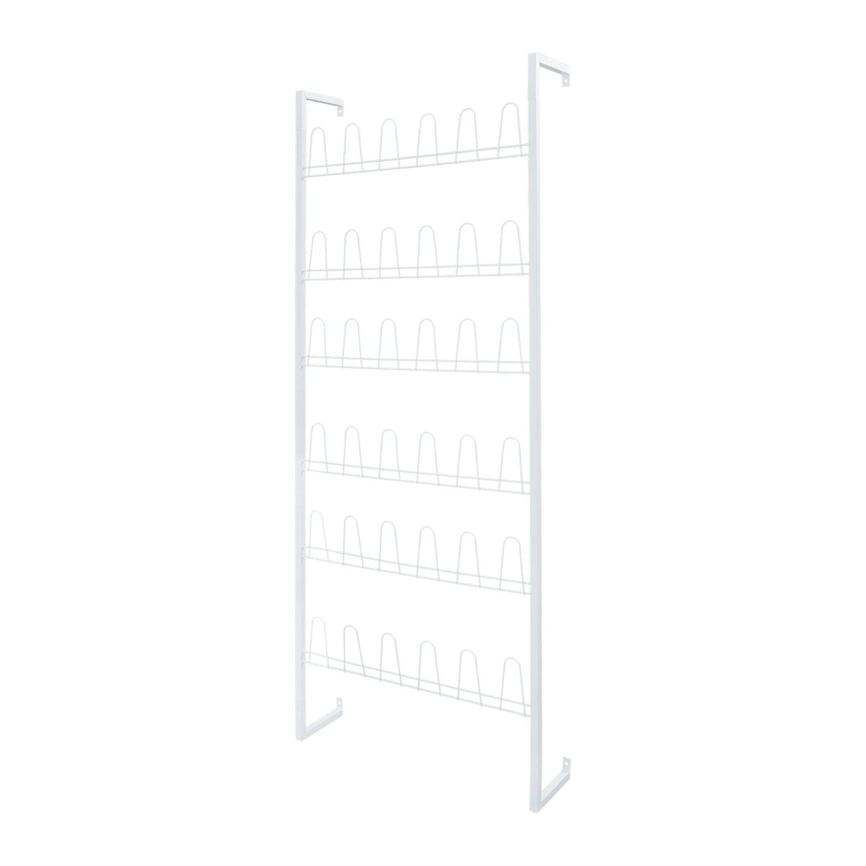 6 Tier Shoe Rack - Vertical Space - Saving Storage for Organizing Footwear - Vertical Shoe Rack - Hurbane Home