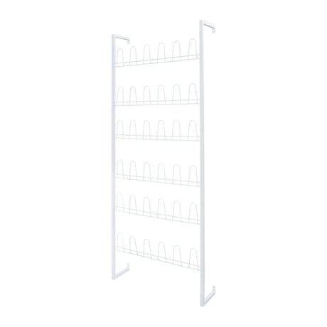 6 Tier Shoe Rack - Vertical Space - Saving Storage for Organizing Footwear - Vertical Shoe Rack - Hurbane Home