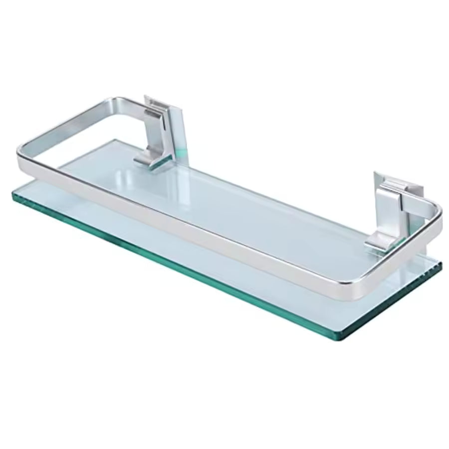 Bathroom Wall Shelf – Tempered Glass Organizer for Modern Storage Hurbane Home