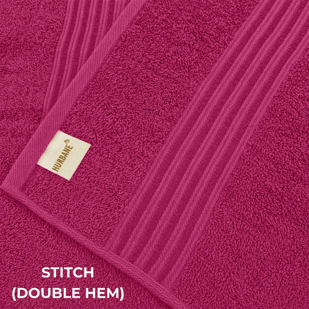 8 - Piece Luxury Cotton Towel Set – Soft, Quick - Dry & Absorbent - 8 piece Towels - Hurbane Home