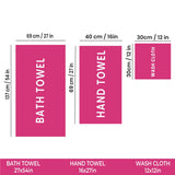 8 - Piece Luxury Cotton Towel Set – Soft, Quick - Dry & Absorbent - 8 piece Towels - Hurbane Home