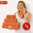 8 - Piece Luxury Cotton Towel Set – Soft & Quick - Dry Bath Towels - 8 piece Towels - Hurbane Home