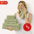 8 - Piece Luxury Cotton Towel Set – Soft & Quick - Dry Bath Towels - 8 piece Towels - Hurbane Home