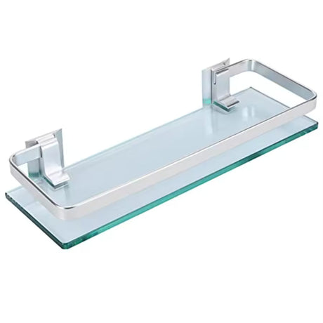 Bathroom Wall Shelf – Tempered Glass Organizer for Modern Storage Hurbane Home