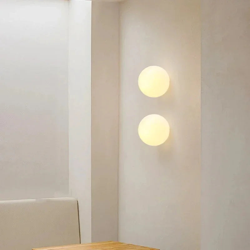 Elenorra Globa Ceiling Lamp 4.7in White Glass Gold Base