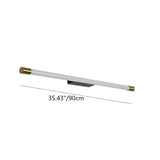 Modern Minimalist LED Wall Sconce Lamp Aluminum PC Thin Tube