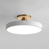 Lampsmodern-UK Circular LED Semi-Flush Ceiling Light 12in Acrylic