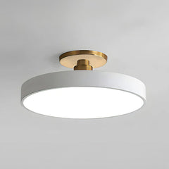Lampsmodern-UK Circular LED Semi-Flush Ceiling Light 12in Acrylic