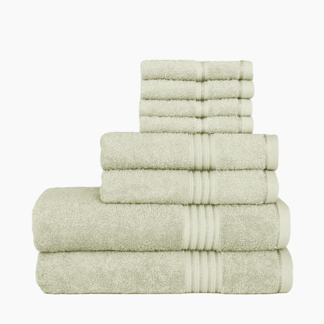 8-Piece Luxury Cotton Towel Set – Soft, Quick-Dry & Absorbent