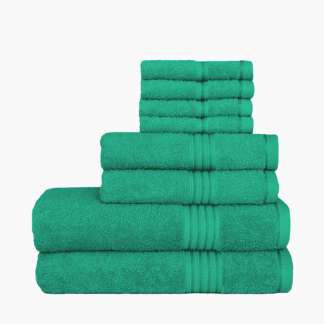8-Piece Luxury Cotton Towel Set – Soft, Quick-Dry & Absorbent