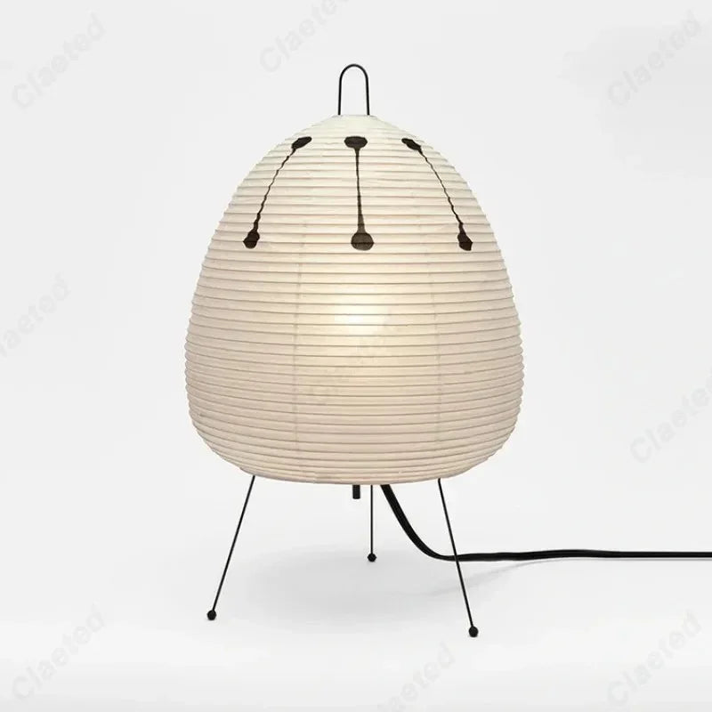 Elenorra Hikari Wabi Paper Table Lamp 10.2in Dia x 16.9in