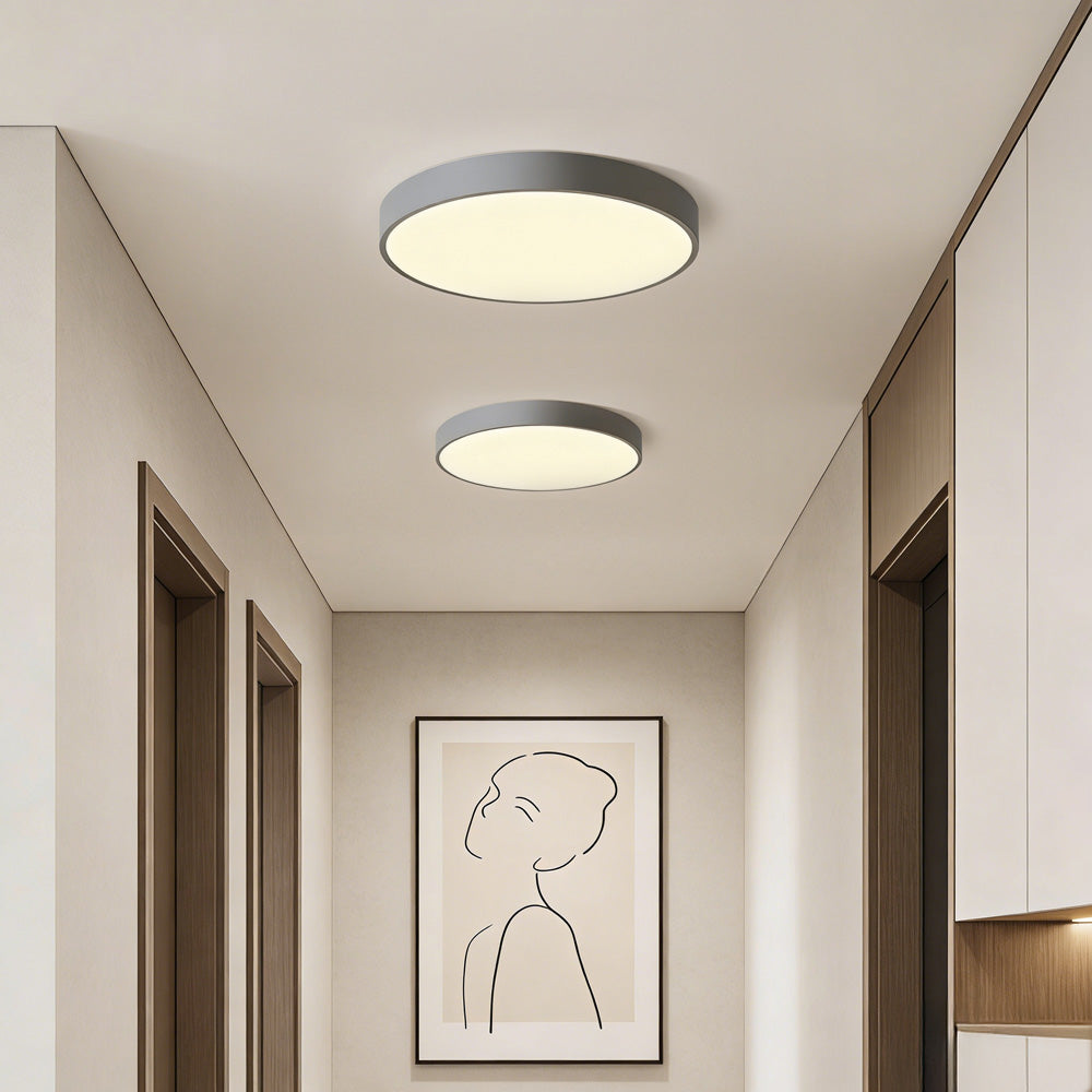 Lampsmodern-UK Circular Flush Mount LED Ceiling Light Slim Profile