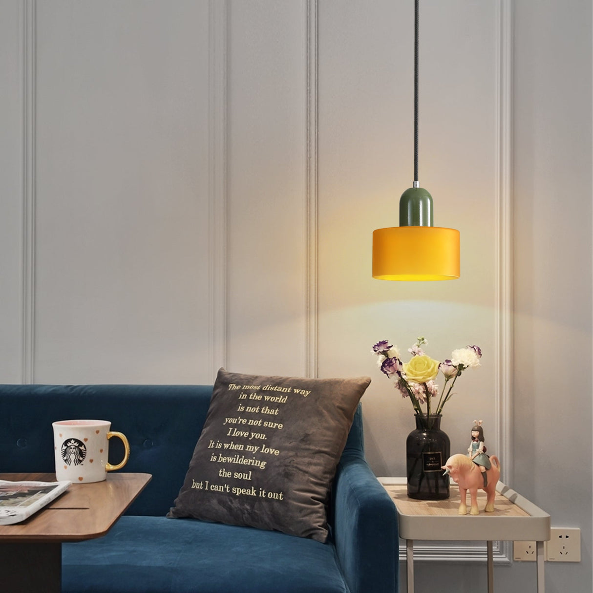 Lampsmodern-UK Bauhaus Creative Glass Pendant Light Adjustable D5.9 H6.7in