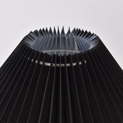 Manion LED Cone Lamp Base Table Lamp Modern Pleated Bedside Light