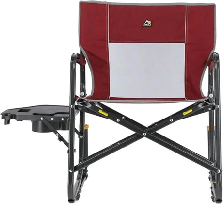 GCI Outdoor Freestyle Rocker XL Camping Chair with Side Table