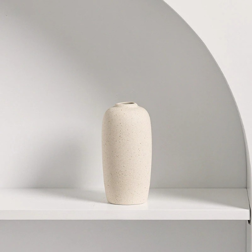 Nordic Ceramic Frosted Vase for Tabletop Flowers and Decor