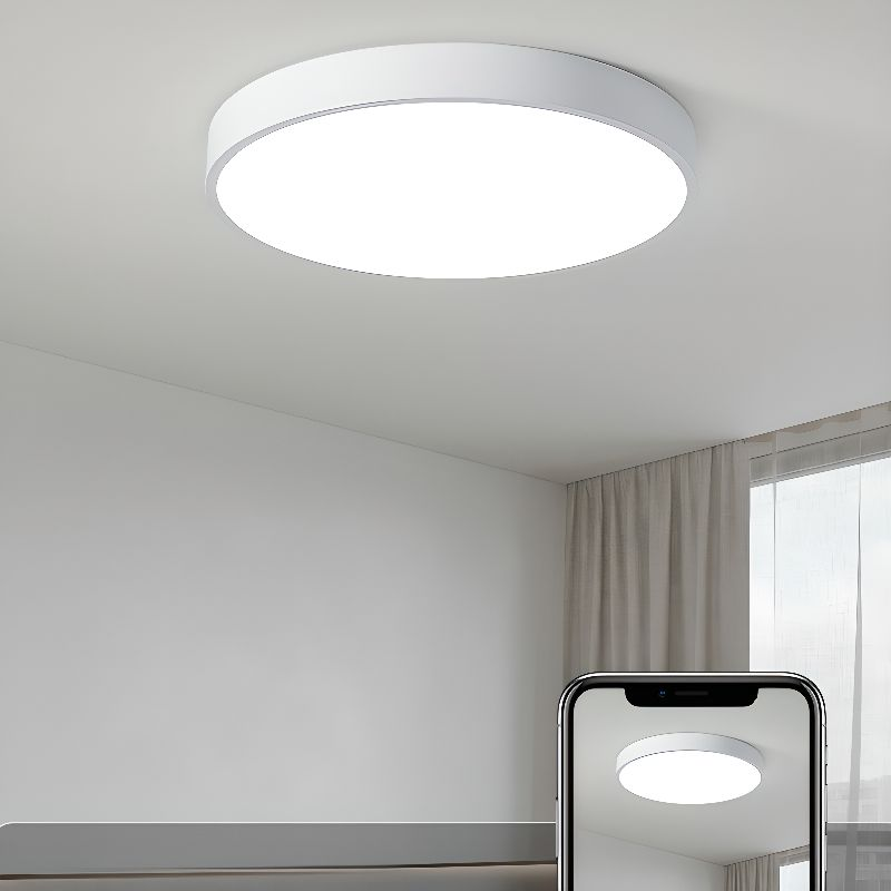 Lampsmodern-UK Circular Flush Mount LED Ceiling Light Slim Profile