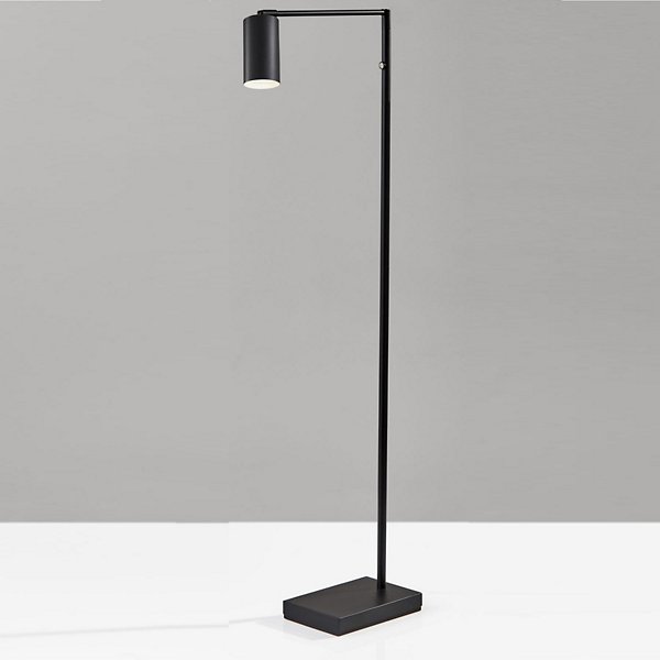 Colby Adjustable LED Floor Lamp with Touch Dimmer, Pivot Shade