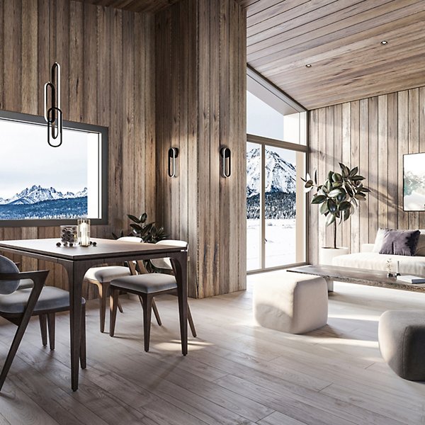 Sienna LED Wall Sconce Painted Nickel by AFX Lighting