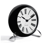 Arne Jacobsen Roman Table Alarm Clock with Quartz Snooze Light