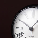 Arne Jacobsen Roman Table Alarm Clock with Quartz Snooze Light