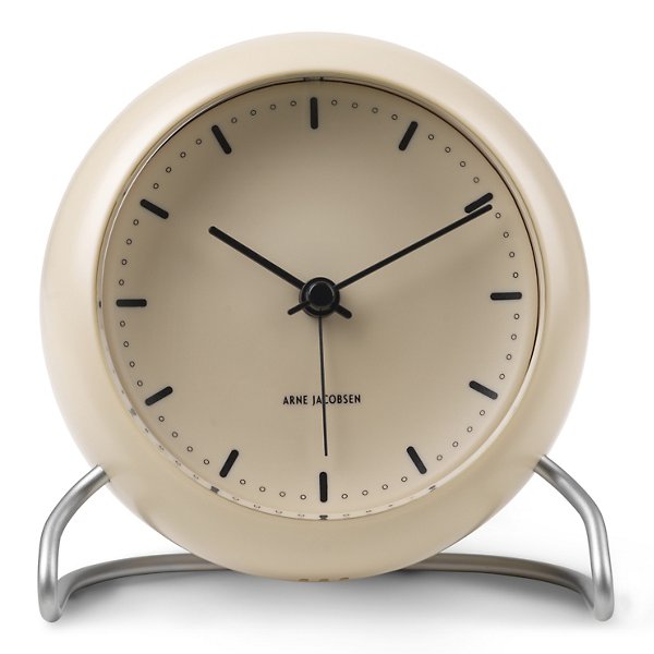 Arne Jacobsen City Hall Retro Table Alarm Clock Quartz