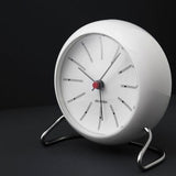 Arne Jacobsen Bankers Table Clock Mid-Century Modern Alarm Clock