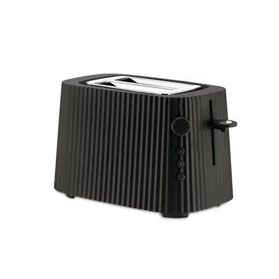 Alessi Plisse 4-Slice Toaster with Warming Rack, Stainless Finish