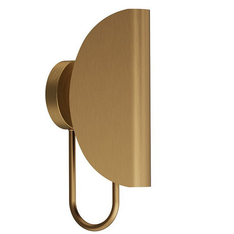 Seno Wall Sconce by Alora Mood Aged Gold Metal Fixture
