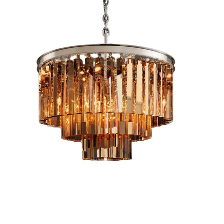 Aeryvon Vintage Luxury Crystal Chandelier Elegant Pendant Fixture