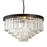 Aeryvon Vintage Luxury Crystal Chandelier Elegant Pendant Fixture