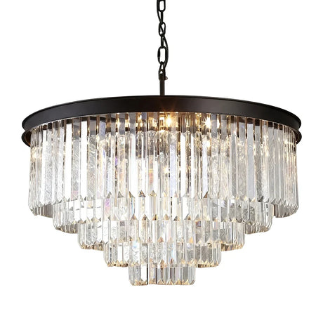Aeryvon Vintage Luxury Crystal Chandelier Elegant Pendant Fixture