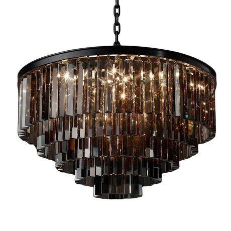 Aeryvon Vintage Luxury Crystal Chandelier Elegant Pendant Fixture