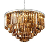 Aeryvon Vintage Luxury Crystal Chandelier Elegant Pendant Fixture