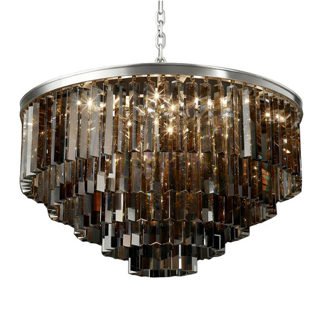 Aeryvon Vintage Luxury Crystal Chandelier Elegant Pendant Fixture