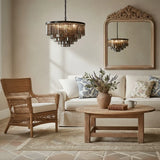 Aeryvon Vintage Luxury Crystal Chandelier Elegant Pendant Fixture