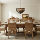 Aeryvon Vintage Luxury Crystal Chandelier Elegant Pendant Fixture